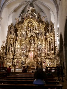 Altar back. Esglesia de Santa Maria 
