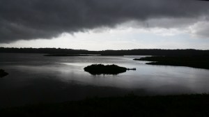 Moody picture of violent shower!